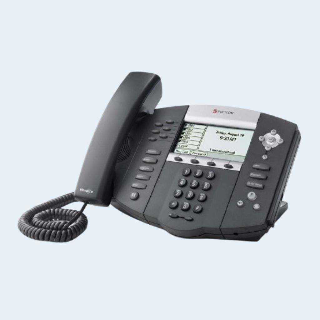 Polycom 650 phone, Wired